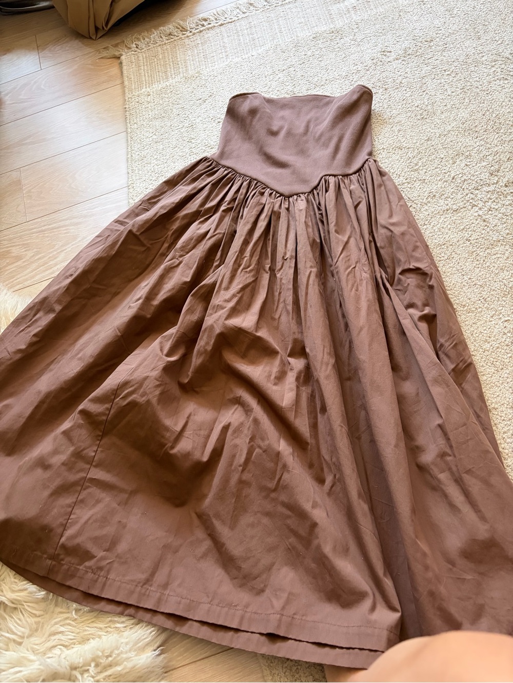 Anthropologie Strapless Dress